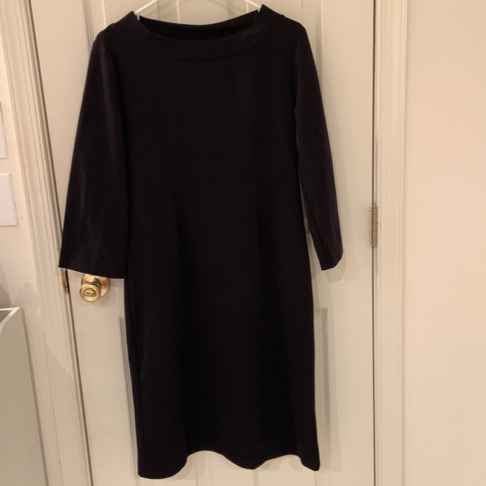 Izod size M Jackie O style classic black dress